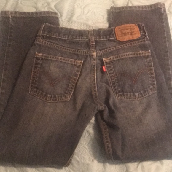 ❤️(84) Kids Levi’s 514 slim straight jeans size 12 regular. 26W by 26 1/2 - Picture 4 of 10